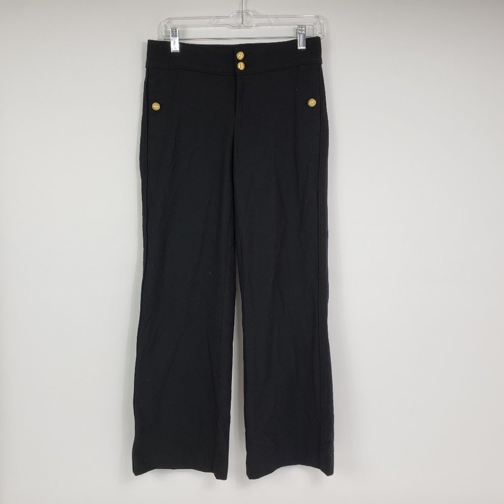 Juicy Couture Wool Spandex Pants Gold Buttons